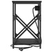 Dulap de noapte Stejar Negru 41 x 31 x 51 cm Lemn compozit - WALTI WALTI