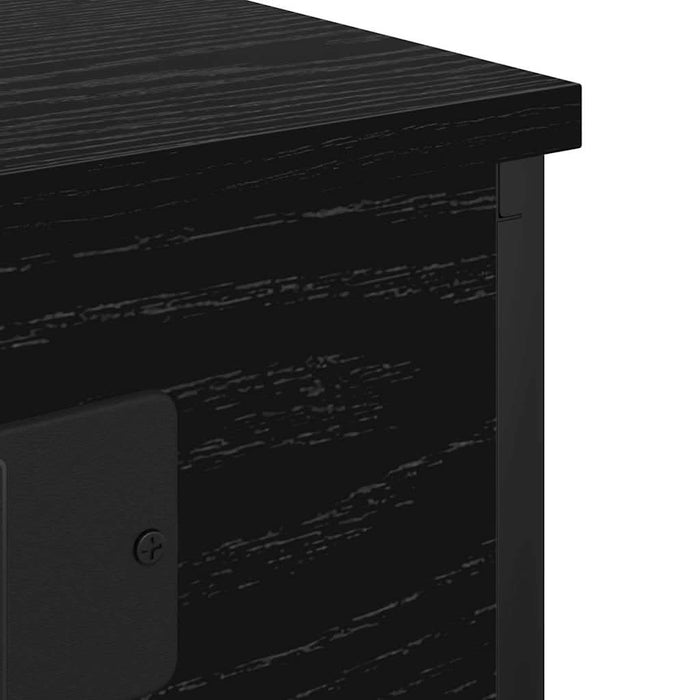 Dulap de noapte 2 pcs Stejar Negru 41 x 31 x 51 cm - WALTI WALTI
