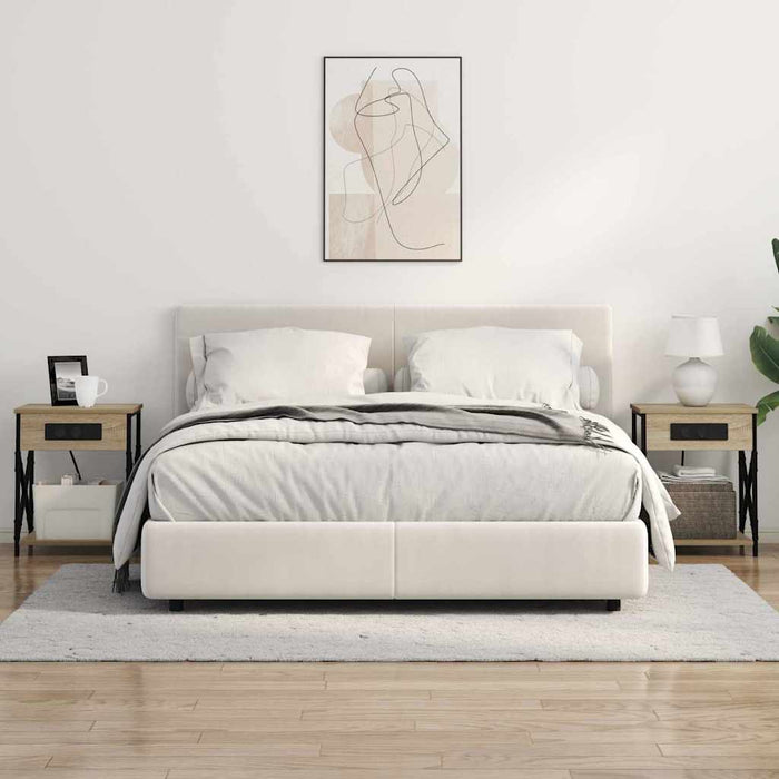 Dulap de noapte 2 pcs Stejar Sonoma 41 x 31 x 51 cm - WALTI WALTI