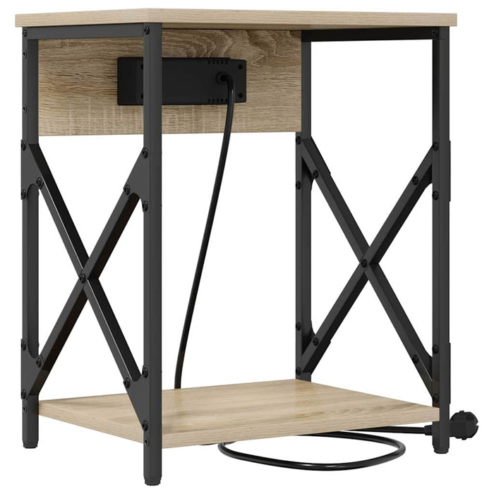 Dulap de noapte 2 pcs Stejar Sonoma 41 x 31 x 51 cm - WALTI WALTI