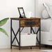 Dulap de noapte Stejar fumuriu 41 x 31 x 51 cm Lemn compozit - WALTI WALTI