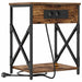 Dulap de noapte Stejar fumuriu 41 x 31 x 51 cm Lemn compozit - WALTI WALTI