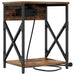 Dulap de noapte Stejar fumuriu 41 x 31 x 51 cm Lemn compozit - WALTI WALTI