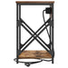 Dulap de noapte Stejar fumuriu 41 x 31 x 51 cm Lemn compozit - WALTI WALTI