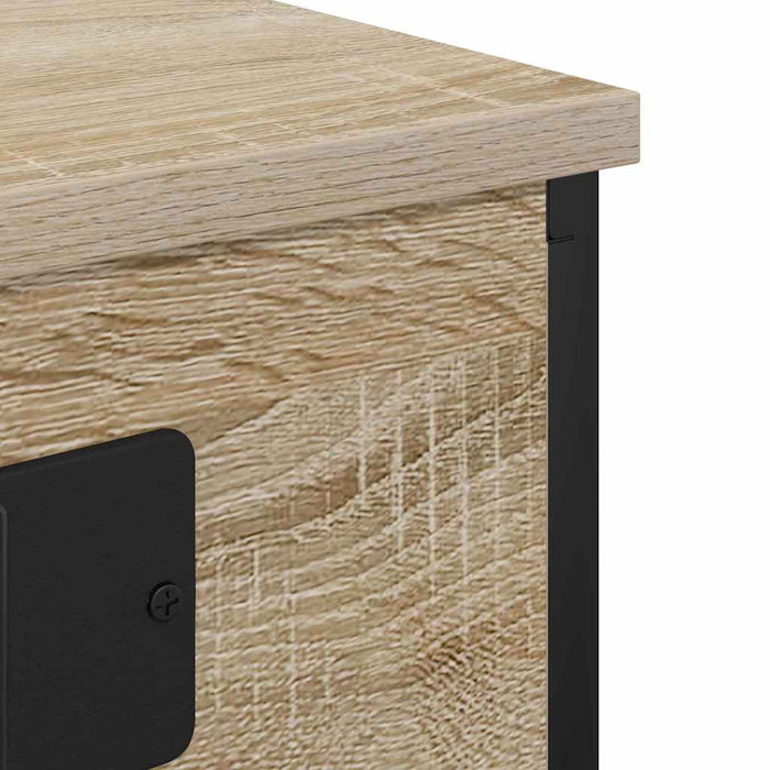 Dulap de noapte Stejar Sonoma 41 x 31 x 51 cm Lemn compozit - WALTI WALTI