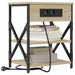 Dulap de noapte Stejar Sonoma 41 x 31 x 51 cm Lemn compozit - WALTI WALTI