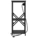 Dulap de noapte Stejar Negru 41 x 31 x 76 cm Lemn compozit - WALTI WALTI