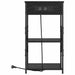 Dulap de noapte cu raft 2 pcs Stejar Negru 41 x 31 x 76 cm - WALTI WALTI
