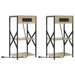 Dulap de noapte cu raft 2 pcs Stejar Sonoma 41 x 31 x 76 cm - WALTI WALTI