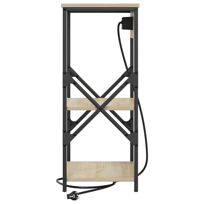 Dulap de noapte cu raft 2 pcs Stejar Sonoma 41 x 31 x 76 cm - WALTI WALTI