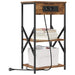 Dulap de noapte Stejar fumuriu 41 x 31 x 76 cm Lemn compozit - WALTI WALTI