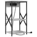 Dulap de noapte 2 pcs Gri Sonoma 41 x 31 x 76 cm Lemn compozit - WALTI WALTI