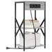 Dulap de noapte 2 pcs Gri Sonoma 41 x 31 x 76 cm Lemn compozit - WALTI WALTI