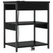 Dulap de noapte Stejar Negru 41 x 31 x 51 cm Lemn compozit - WALTI WALTI