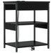 Dulap de noapte 2 pcs Stejar Negru 41 x 31 x 51 cm - WALTI WALTI