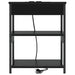Dulap de noapte 2 pcs Stejar Negru 41 x 31 x 51 cm - WALTI WALTI