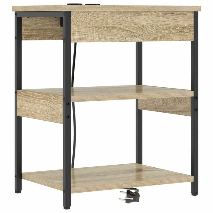 Dulap de noapte 2 pcs Stejar Sonoma 41 x 31 x 51 cm - WALTI WALTI