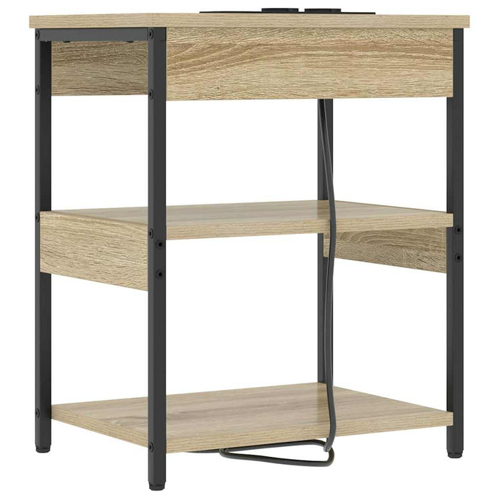 Dulap de noapte 2 pcs Stejar Sonoma 41 x 31 x 51 cm - WALTI WALTI