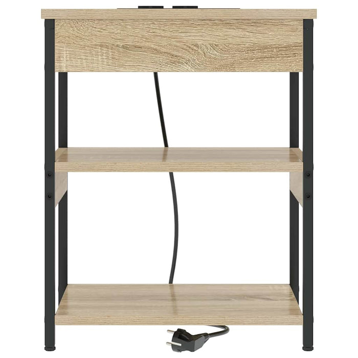 Dulap de noapte 2 pcs Stejar Sonoma 41 x 31 x 51 cm - WALTI WALTI