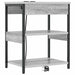 Dulap de noapte Gri Sonoma 41 x 31 x 51 cm Lemn compozit - WALTI WALTI
