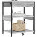 Dulap de noapte 2 pcs Gri Sonoma 41 x 31 x 51 cm Lemn compozit - WALTI WALTI