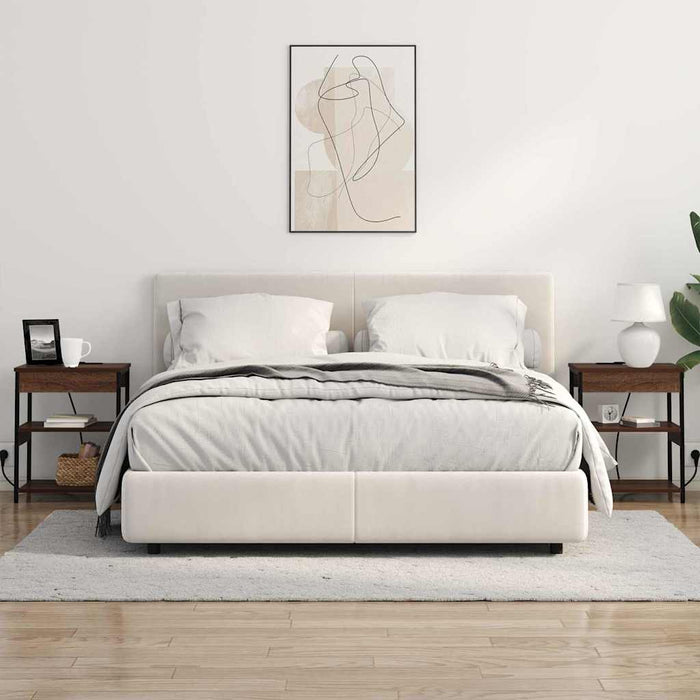 Dulap de noapte 2 pcs Stejar închis 41 x 31 x 51 cm - WALTI WALTI