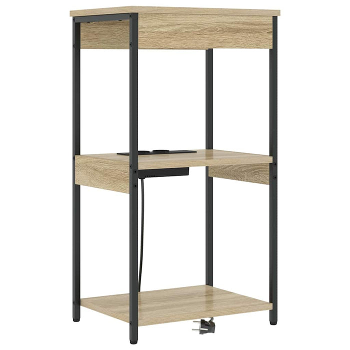 Dulap de noapte Stejar Sonoma 41 x 31 x 76 cm Lemn compozit - WALTI WALTI