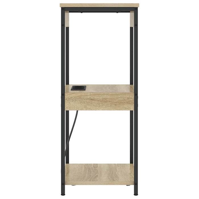 Dulap de noapte Stejar Sonoma 41 x 31 x 76 cm Lemn compozit - WALTI WALTI