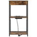 Dulap de noapte Stejar fumuriu 41 x 31 x 76 cm Lemn compozit - WALTI WALTI