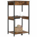 Dulap de noapte Stejar fumuriu 41 x 31 x 76 cm Lemn compozit - WALTI WALTI