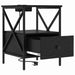Dulap de noapte Stejar Negru 41,5 x 40,5 x 55 cm Lemn compozit - WALTI WALTI