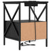 Dulap de noapte Stejar Negru 41,5 x 40,5 x 55 cm Lemn compozit - WALTI WALTI