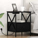 Dulap de noapte 2 pcs Stejar Negru 41,5 x 40,5 x 55 cm - WALTI WALTI