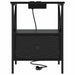 Dulap de noapte 2 pcs Stejar Negru 41,5 x 40,5 x 55 cm - WALTI WALTI