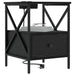Dulap de noapte 2 pcs Stejar Negru 41,5 x 40,5 x 55 cm - WALTI WALTI