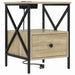 Dulap de noapte 2 pcs Stejar Sonoma 41,5 x 40,5 x 55 cm - WALTI WALTI