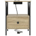 Dulap de noapte 2 pcs Stejar Sonoma 41,5 x 40,5 x 55 cm - WALTI WALTI