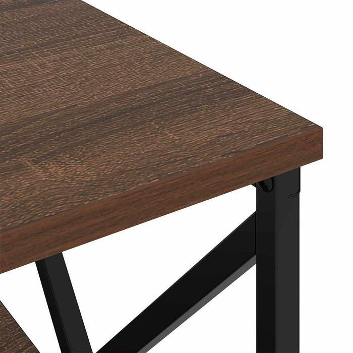 Dulap de noapte 2 pcs Stejar închis 41,5 x 40,5 x 55 cm - WALTI WALTI