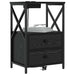 Dulap de noapte cu sertar 2 pcs Stejar Negru 40 x 31 x 60 cm - WALTI WALTI