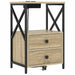 Dulap de noapte cu sertar 2 pcs Stejar Sonoma 40 x 31 x 60 cm - WALTI WALTI