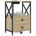 Dulap de noapte cu sertar 2 pcs Stejar Sonoma 40 x 31 x 60 cm - WALTI WALTI