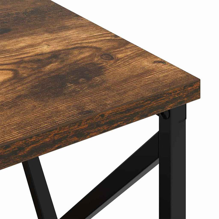 Dulap de noapte Stejar fumuriu 40 x 31 x 60 cm Lemn compozit - WALTI WALTI