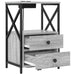 Dulap de noapte Gri Sonoma 40 x 31 x 60 cm Lemn compozit - WALTI WALTI