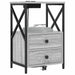 Dulap de noapte Gri Sonoma 40 x 31 x 60 cm Lemn compozit - WALTI WALTI