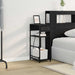 Dulap de noapte Stejar Negru 40 x 27 x 76 cm Lemn compozit - WALTI WALTI