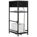 Dulap de noapte Stejar Negru 40 x 27 x 76 cm Lemn compozit - WALTI WALTI
