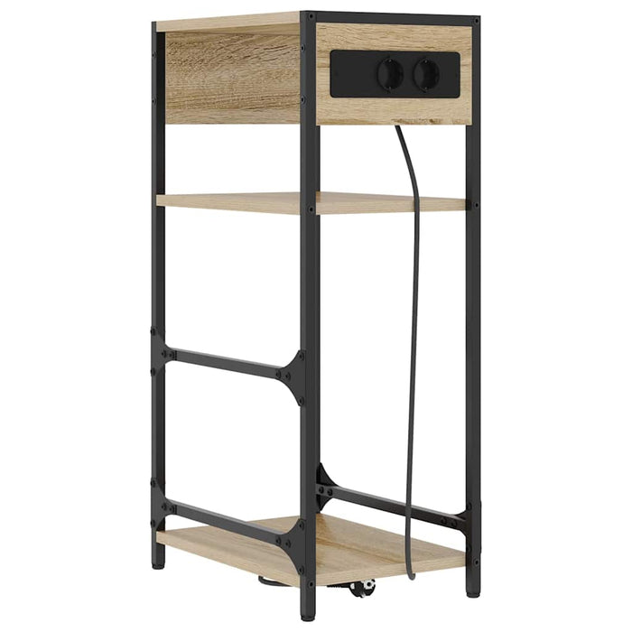 Dulap de noapte Stejar Sonoma 40 x 27 x 76 cm Lemn compozit - WALTI WALTI