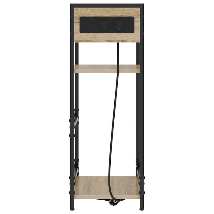 Dulap de noapte Stejar Sonoma 40 x 27 x 76 cm Lemn compozit - WALTI WALTI