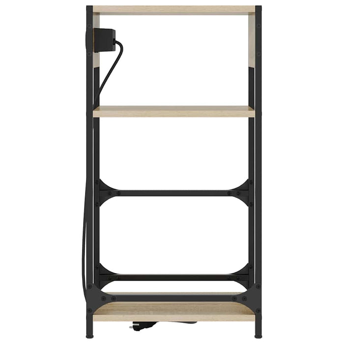 Dulap de noapte Stejar Sonoma 40 x 27 x 76 cm Lemn compozit - WALTI WALTI