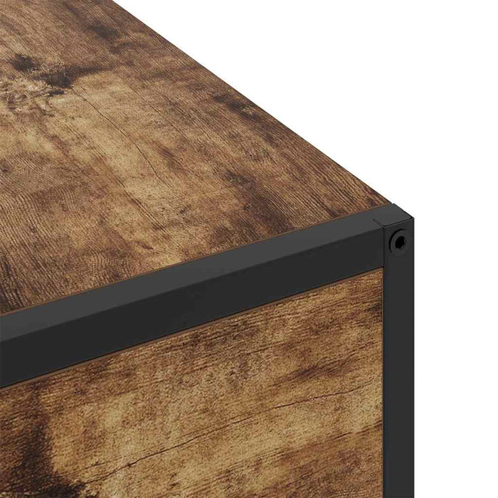 Dulap de noapte Stejar fumuriu 40 x 27 x 76 cm Lemn compozit - WALTI WALTI